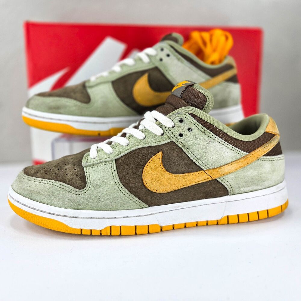 Nike Dunk Low Dusty Olive DH5360-300 OG Box Extra Laces Men 7.5 Women 9